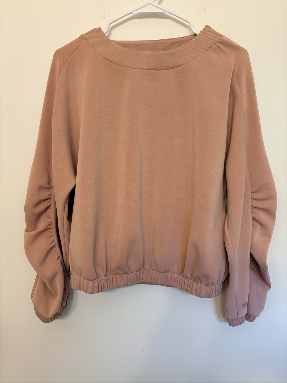 Evereve Womens Sleek Blush Pink Mariana Sweater Size Small Lounge Casual Soft
